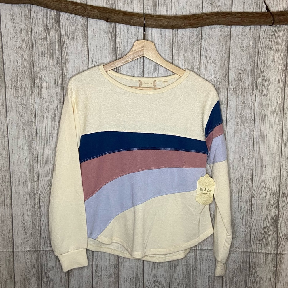 NWT Altar’d State Pink/Blue/Violet Sweater